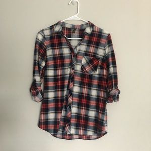 Plaid button up shirt